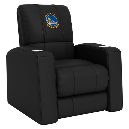 Dreamseat Home Theater Recliner with Golden State Warriors Global Logo XZ418301RHTCDBLK-PSNBA30087